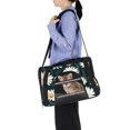 thumbnail image 6 of Daisy Luxury Cat Carrier Bag - Sherpa Lined Pet Travel Tote, 900D Oxford Cloth Fabric, Breathable Nylon Webbing - Portable Cat Accessories, 6 of 7