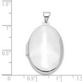 thumbnail image 5 of 14k White Gold Polished Domed Locket, 5 of 5