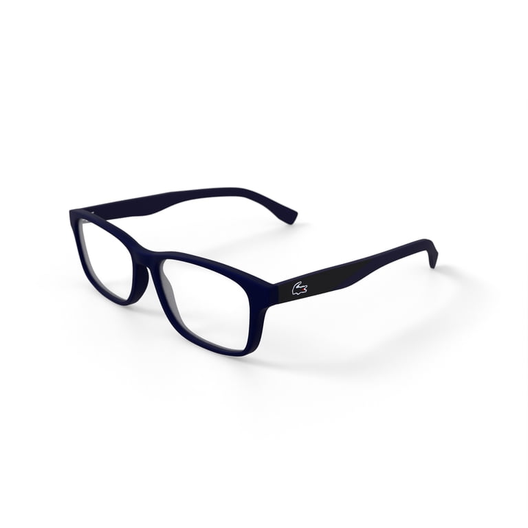 Lacoste Men's L2842G Prescription Eyeglasses with Case, Navy Blue