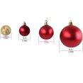 thumbnail image 3 of Adornos de bolas de Navidad, decoraciones de Navidad irrompibles, bolas de árbol, colgantes, decoración de fiesta de Halloween, decoración de árbol de Navidad, adornos de bolas, paquete de 36 piezas, 3 of 5