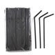 thumbnail image 1 of 100pcs Flexible Bendy Black Drinking Straws Plastic Disposable Straws Drinking Straws Stirrers, 1 of 4