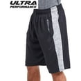 thumbnail image 3 of Mens Athletic Running Shorts Dry Fit Active Shorts with Zippered Pockets 5 Pack, 3 of 7