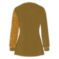 thumbnail image 4 of Laqbezok Elegant Wrap V Neck Sequin Velvet Long Sleeve Blouse, Women's Asymmetric Hem Sparkly Party Top, Shimmering Evening Gala Outfit, 4 of 6