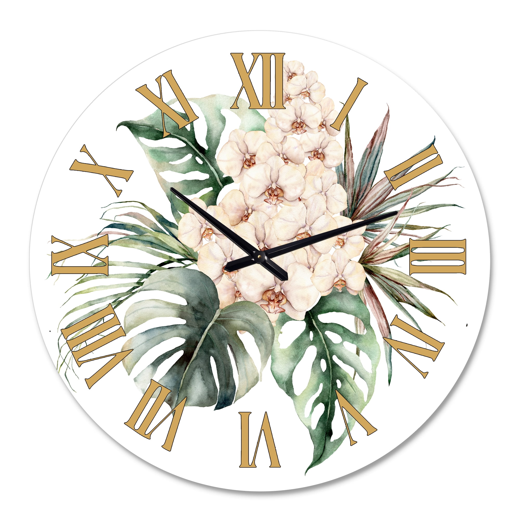 Designart 1 in Quartz Traditional Wall Clock