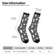 thumbnail image 2 of KLL Lovely Penguin Print Cool Socks Men's Women's Crew Socks Funny Crazy Novelty Stockings, 2 of 6