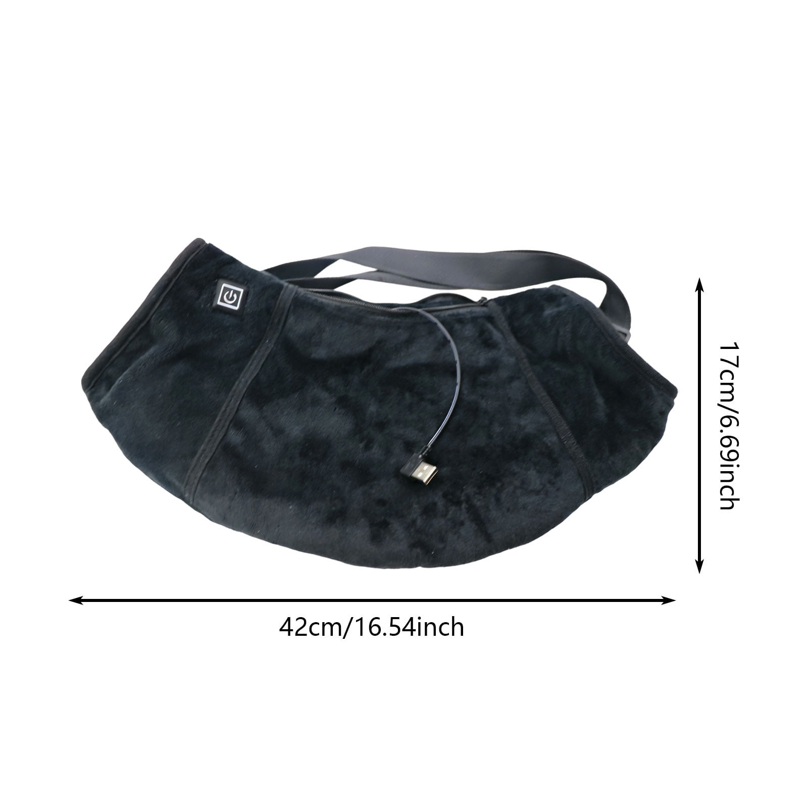 Rechargeable Heated Hand Warmers Pouch with Adjustable Strap for Outdoor Winter Sports and Cold Weather Activities