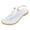 Light Gray, variant on Stylago Women's Flat Sandals Dressy Summer Stappy Comfortable Thong Sandal with Elastic Ankle Strap Boho Low Heel Travel Shoes Beige Size 6