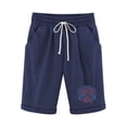 thumbnail image 4 of Iyufng Shorts for Women Plus Size 4Th of July Casual Linen Shorts Women,Cotton and Linen Fashionable Printing Elastic Waist Drawstring 5-inch Shorts, 4 of 4