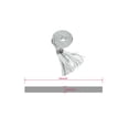 thumbnail image 3 of INSPIRE CHIC Ceintures Fines Tressées à Franges pour Femmes Argent 132 cm/52 Pouces, 3 of 7