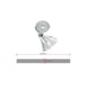 thumbnail image 3 of Cinturones delgados trenzados con flecos para mujeres Inspire Chic, plata, 132 cm/52 pulgadas, 3 of 7