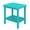 Aruba, variant on 17.7" HDPE Double Patio Side Table - Rectangular Small Outdoor End Table for All Outdoor Spaces