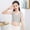 #0267-Gray, variant on Xucatan Wireless Bras for Girls, Seamless Cotton Training Bra with Wide Straps, Breathable Racerback Sports Top for Daily, Lightly Lined Gift