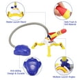 thumbnail image 4 of Petbank Toy Rocket Launcher Set for Kids, Rocket Outdoor Toys with 6 Rockets + Launcher Soars 100 ft for Boys or Girls Age 3+ Years Old Toy Christmas Gift, Yellow, 4 of 8