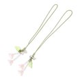 thumbnail image 1 of BEADCEST 2Ud Lanyard Cadena Con Charm Floral Para Colgar Móvil Llaves O Auto, 1 of 8