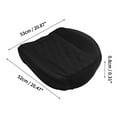 thumbnail image 7 of Unique Bargains Car Bottom Seat Pad Cover Black Faux Leather Rhombus Semi-enclosed Stereo Universal for Car SUV Truck 1 Pc, 7 of 7