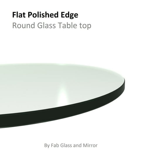 72 Round Tempered Glass Table Top Com
