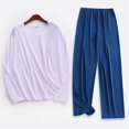 thumbnail image 1 of Weiqiqre Ensemble de Sport pour Hommes, Mode Décontractée, Couleur Unie, Col Rond, Manches Longues, Extensible, 1 of 3