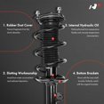 thumbnail image 3 of A-Premium Front Pair (2) Complete Strut and Coil Spring Assembly Compatible with Honda CR-V 2017-2022, FWD, Driver and Passenger Side, 3 of 8