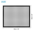 thumbnail image 2 of Uxcell Window Screen Mesh, 24" x 35" DIY Fiberglass Netting Mesh Black Frame with Hook and Loop Adhesive Edging, 2 of 6