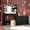 Black, variant on TROPOW Makeup Vanity Desk with Mirror and Lights, 61" Vanity Table with 8 Drawers & 2 Shelves, Sturdy Dressing Table with 3 Lighting Modes, Storage Organizer for Bedroom