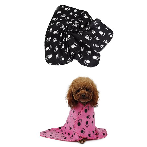 60x70CM Pets Claw Paw Printing Bed plush rug claw print Mats Puppy Cat Dog House Blanket Cover Warm Pet Supplies