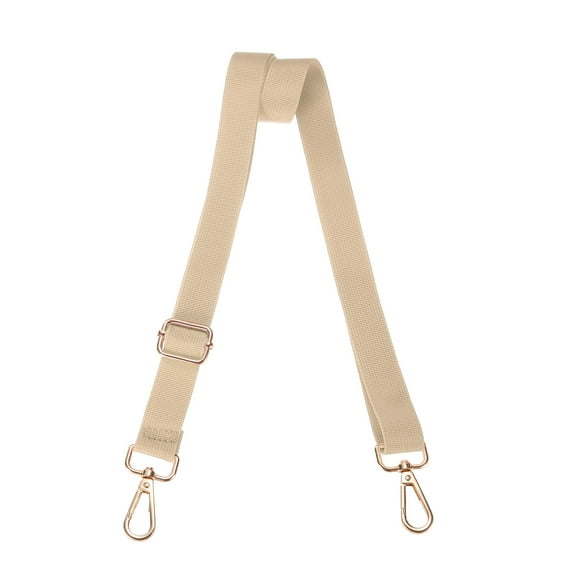 Shoulder Strap 2.5cm Wide Crossbody Strap, Light Gold, Light Gold Buckle