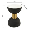 thumbnail image 4 of Taper Marble Side Table, 4 of 5