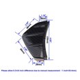 thumbnail image 5 of Car Rear Bumper Lip Diffuser  Modified Spoiler Scratch Protector Wing Chassis Shark Fins Splitter Molding Trim 1pcs, 5 of 5