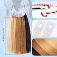 thumbnail image 6 of 30 count Pure Human Hair Color Swatches,  Hair Testing Rings for Salon Hairdressing Practice, 6 of 6