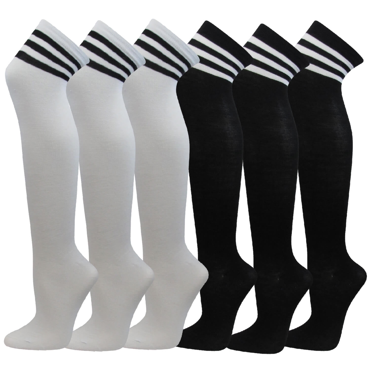 Over Knen Leg Warmer Fashion Design Cotton Thigh High Stockings Cosplay ...