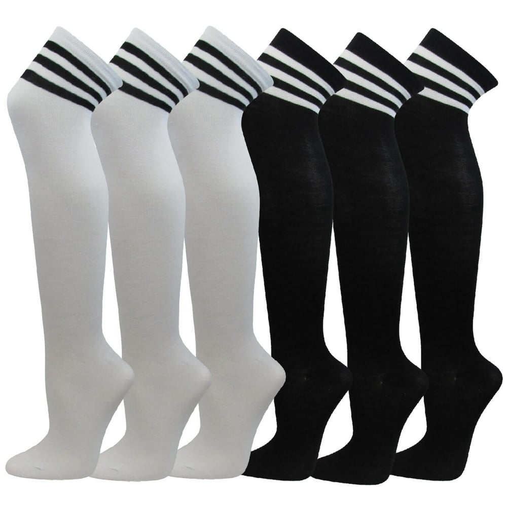 Socksknee - Over Knen Leg Warmer Fashion Design Cotton Thigh High ...