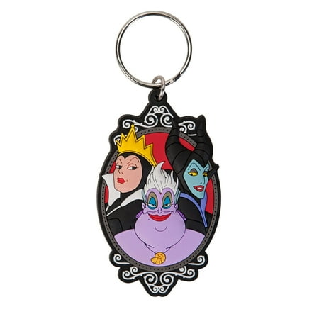 Pvc Key Ring - Disney Villains Soft Touch PVC Key Ring: Group