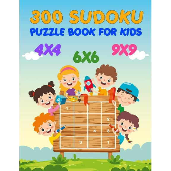 300 Sudoku Puzzle Book for Kids, (Paperback)