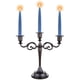 thumbnail image 4 of Portavelas, portavelas de latón de 3 brazos, portavelas de boda, centros de mesa de candelabro, portavelas, portavelas cónicos (negro) TUNC Sencillez, 4 of 5