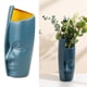thumbnail image 4 of Abstracto cara humana florero nórdico Oficina hogar de Estilo azul2 Zulema Jarrón de rostro humano, 4 of 8