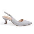 thumbnail image 3 of BOCCA Women’s Kitten Heel Pumps, Pointed Toe Glitter Dress Shoes for Work, Party & Evening Wear, 3 of 6