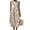 Z1#Khaki1330, variant on Puliio Summer Dresses for Women Sleeveless Round Neck Floral Print Loose Midi Casual Dress