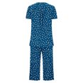 thumbnail image 6 of Tnhcen Women's Pajama Set Green Sleepwear Soft Pjs Lounge Sets Short Sleeve with Pockets S-3XL, 6 of 6