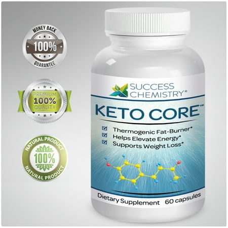KETO CORE™ Extra Strength by Success Chemistry® Supports Healthy Weight Loss, Mental Focus & Clarity. Ketogenic Fat Burner Diet Pills. Improve Metabolism & Boost Energy Levels. All-Natural (Best Way To Improve Core Strength)