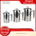 French Press Coffee Maker 1.5L Stainless Steel Coffee Percolator Pot