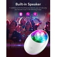 thumbnail image 4 of Proyector de luz nocturna JanHm Northern Lights Aurora 3 en 1 con RUIDO blanco altavoz Bluetooth, 4 of 5