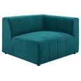 thumbnail image 3 of Modway Bartlett Sectional Sofa, Teal Fabric, 3 of 3