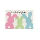 thumbnail image 2 of Juego de 5 servilletas de conejito de Pascua con estampado de lino y aislamiento térmico (4 servilletas + 1 banderín), 2 of 6