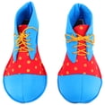 thumbnail image 1 of KAKOWELY 1 par de zapatos de payaso para disfraz de Halloween, zapatos de payaso para actuación, accesorios de cosplay de payaso, 1 of 5
