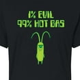 thumbnail image 3 of SpongeBob SquarePants - Plankton One Percent Evil - Juniors Cropped Cotton Blend T-Shirt, 3 of 6