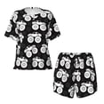 thumbnail image 4 of Lsque Cool Car Women's Short-Sleeved Pajama Set - 2 Piece Soft and Lightweight Sleepwear Set-Large, 4 of 9