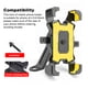 thumbnail image 4 of Soporte de teléfono de bicicleta Anti slip Montaje de bicicleta ajustable 4.5 6.8 pulgadas Ciclismo portátil Ciclismo Montaje Montaje Accesorio Amarillo para espejo Inevent EL015524-08B, 4 of 7