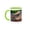 Green/White, variant on 3drose, 18 House Complex of the Huang Clan, Jinchen Town, Kinmen, Taiwan, 11oz Two-tone Red Mug