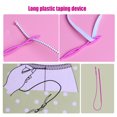 thumbnail image 4 of Reemplazo de cordones de cordón Adornos de costura fáciles de usar Accesorios de bricolaje Suministros de artesanía para pantalones de chándal Pantalones cortos rosa rojo Inevent AP009151-02B, 4 of 7