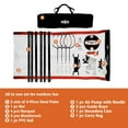thumbnail image 7 of 32 ft Outdoor Volleyball and Badminton Net with Carrying Bag Accessories Set by Hall of Games, 7 of 7